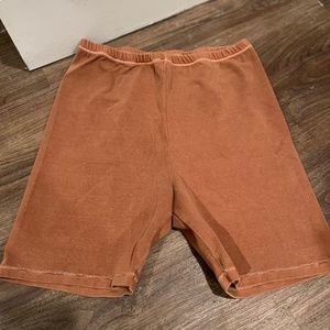 Skims brown outdoor biker shorts